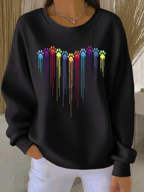 Rainbow Paws Sweatshirt
