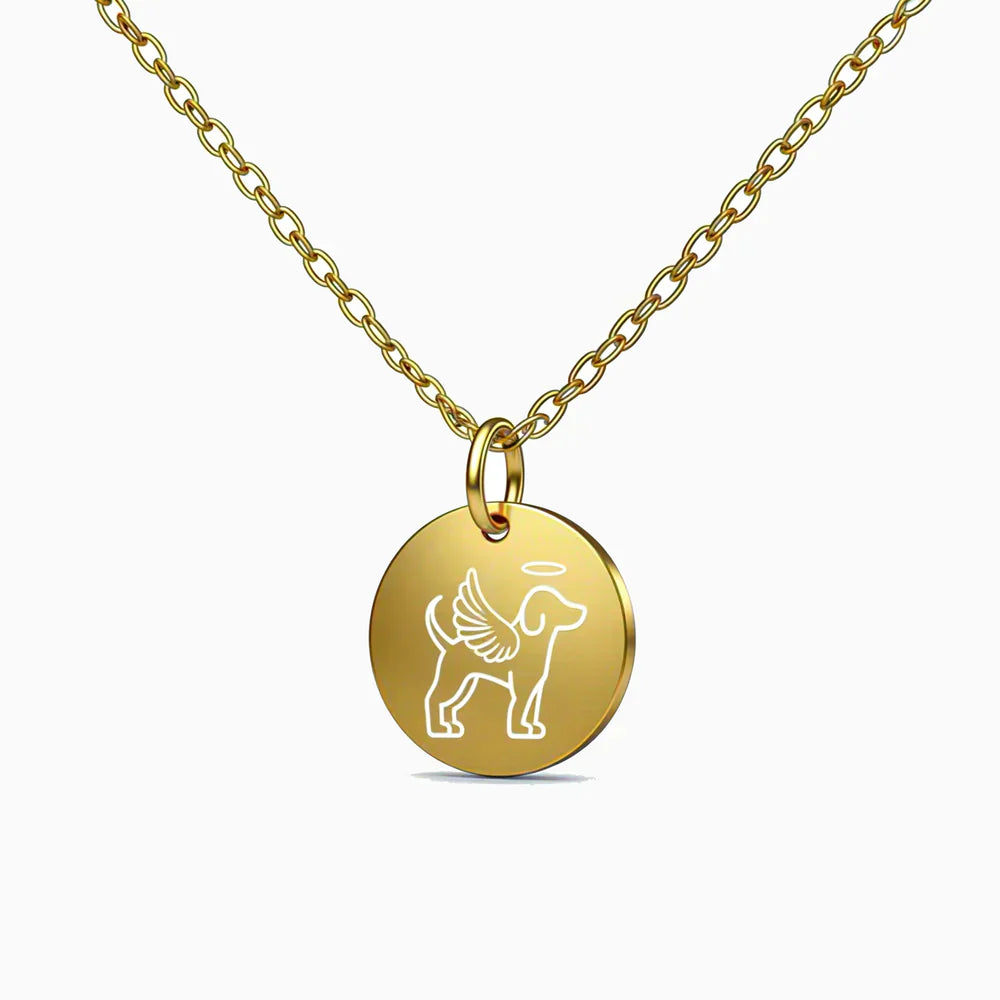 Angel Dog Necklace