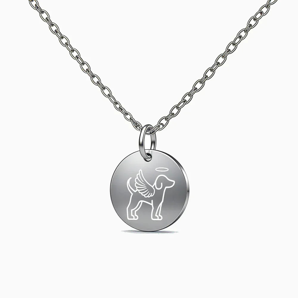Angel Dog Necklace