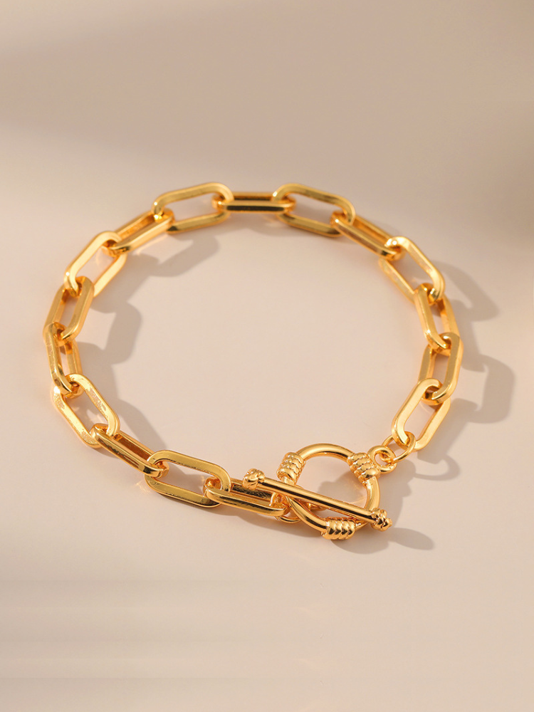 Golden Link Bracelet