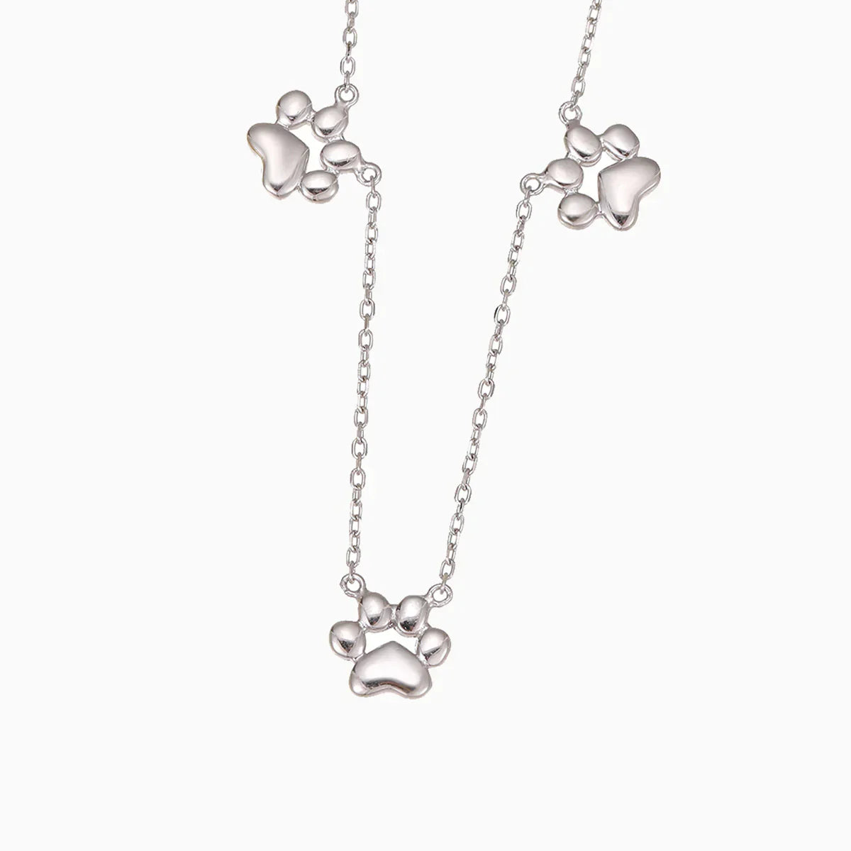 Trinity Paw Necklace