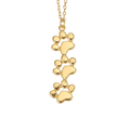 Triple Stacked Paw Necklace VIP