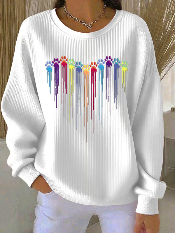 Rainbow Paws Sweatshirt