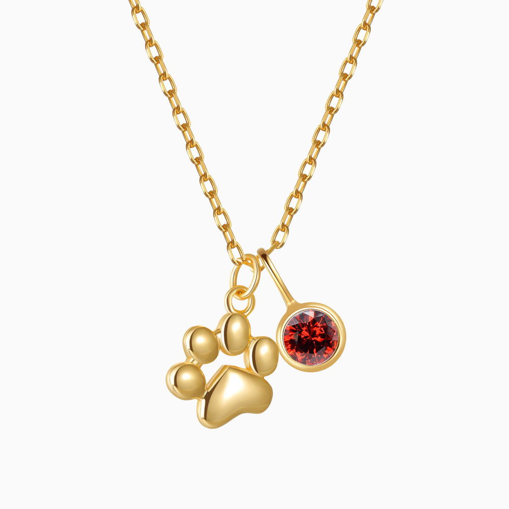 Teeny Tiny Paw Necklace with Charm VIP