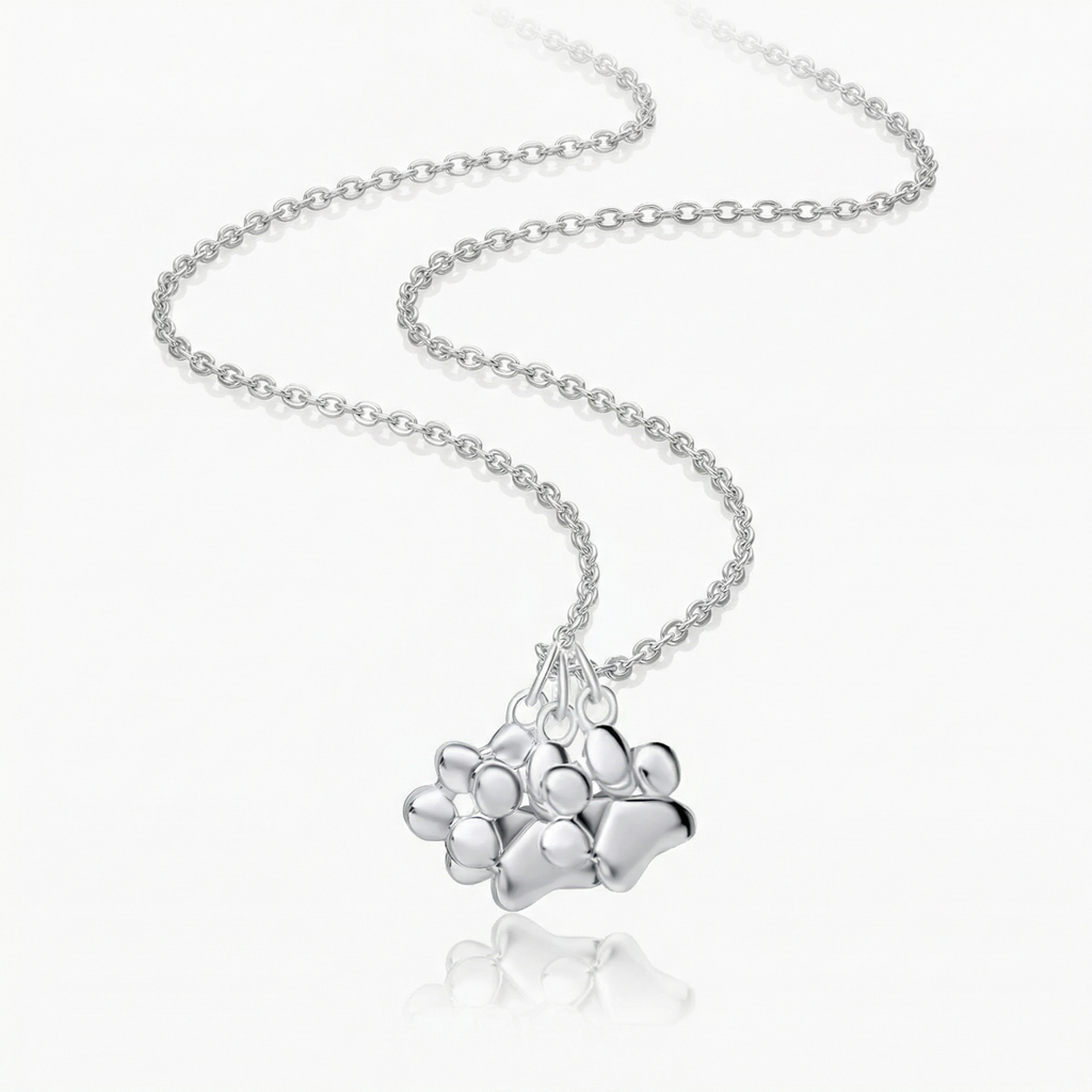 Triple Paw Necklace