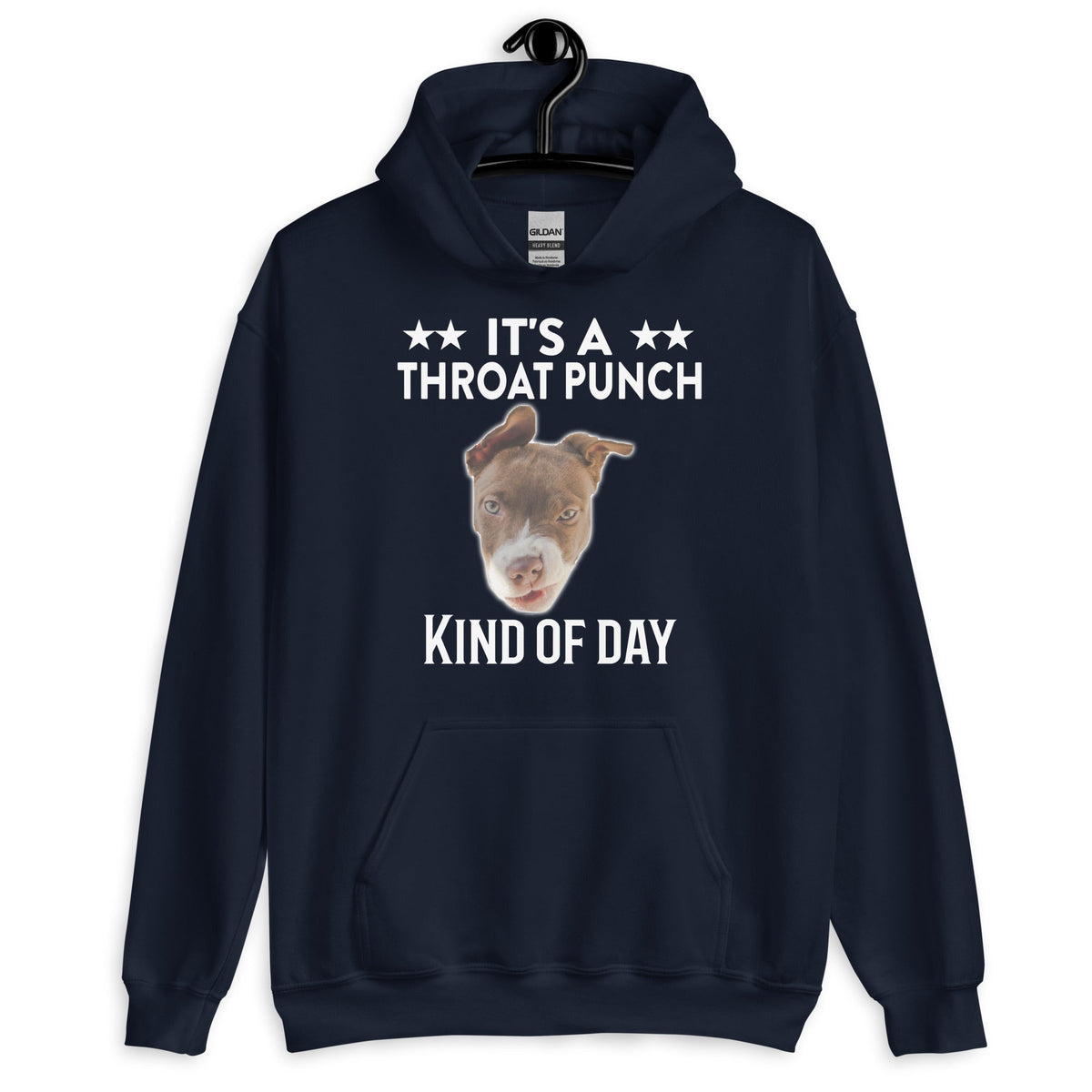 It's A Throat Punch Kind Of Day Hoodie for Dog Lovers